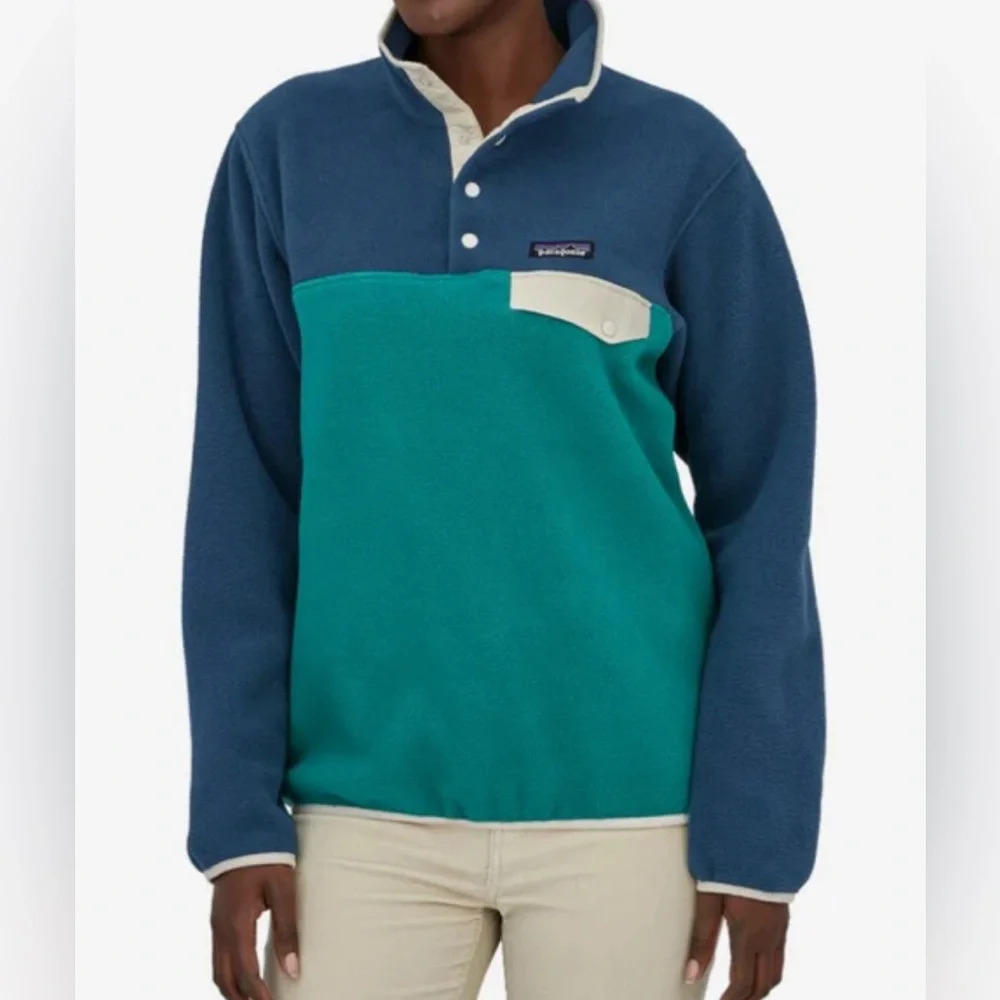 Patagonia lightweight synchilla snap t pullover